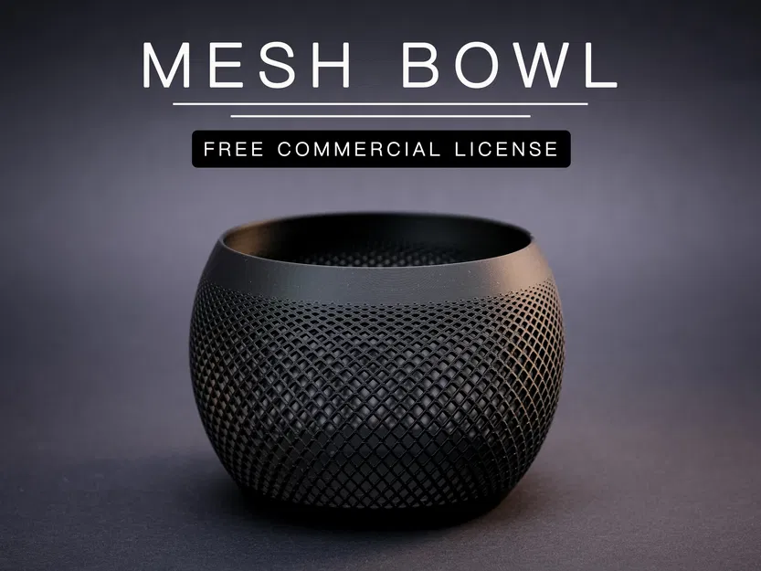 Mesh Bowl - Khay Đựng Đồ Hiện Đại (Kèm Giấy Phép Thương Mại Miễn Phí) - Image 1