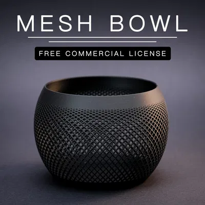 Mesh Bowl - Khay Đựng Đồ Hiện Đại (Kèm Giấy Phép Thương Mại Miễn Phí)