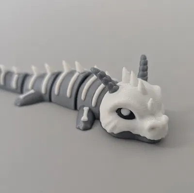 Rồng Xương (Bone Dragon) - Mẫu móc khóa có khớp nối linh hoạt