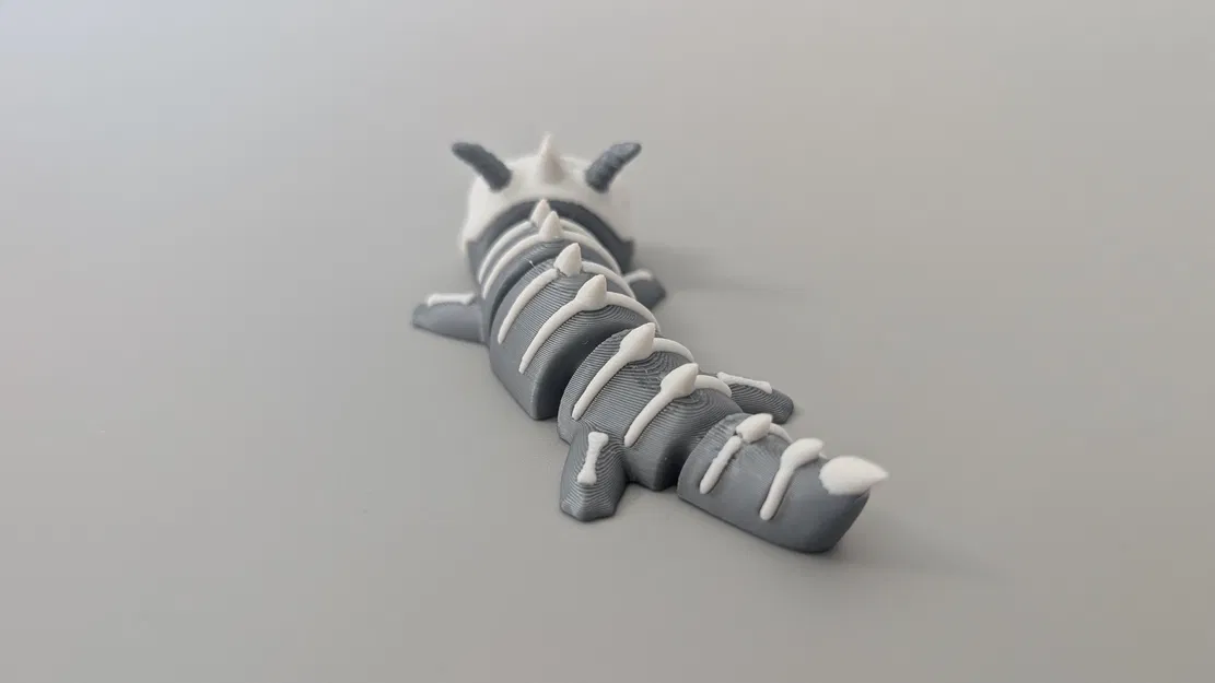 Rồng Xương (Bone Dragon) - Mẫu móc khóa có khớp nối linh hoạt - Image 2