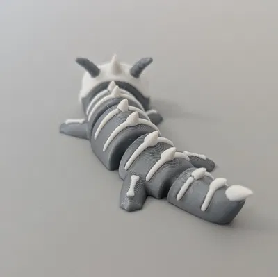 Rồng Xương (Bone Dragon) - Mẫu móc khóa có khớp nối linh hoạt