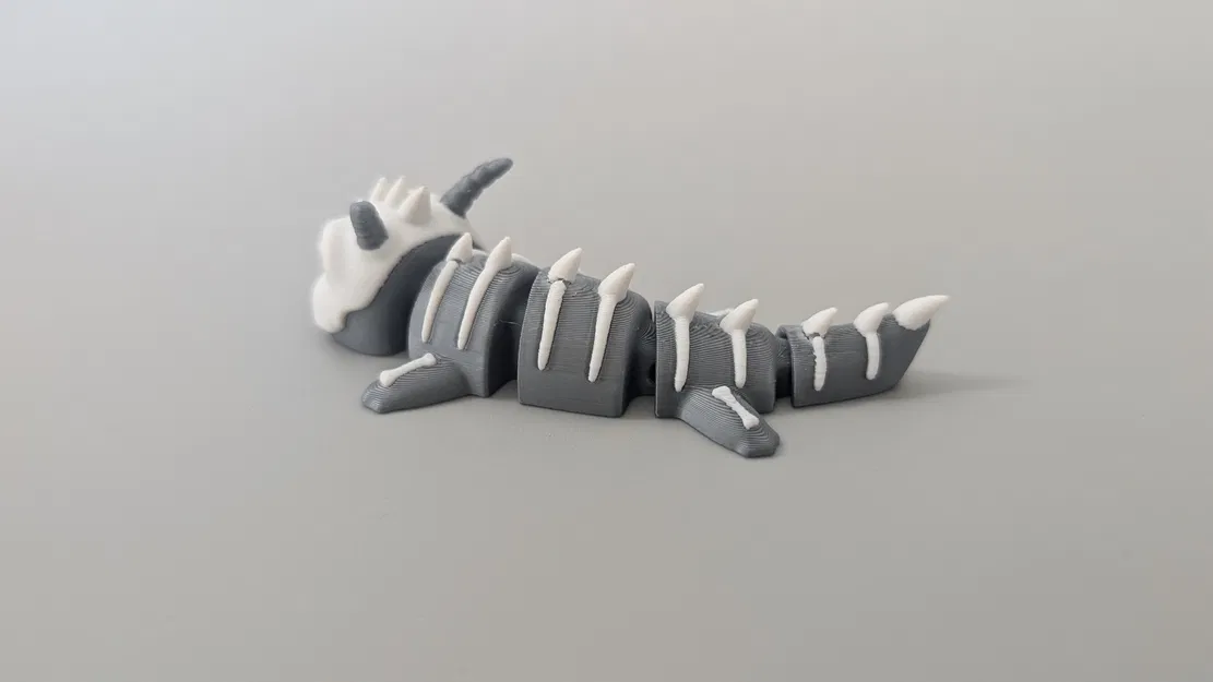 Rồng Xương (Bone Dragon) - Mẫu móc khóa có khớp nối linh hoạt - Image 3