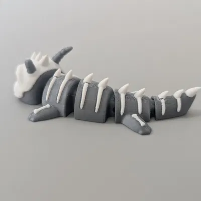 Rồng Xương (Bone Dragon) - Mẫu móc khóa có khớp nối linh hoạt