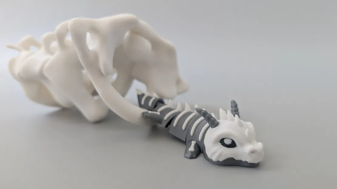 Rồng Xương (Bone Dragon) - Mẫu móc khóa có khớp nối linh hoạt - Image 5