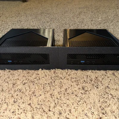 Khung Rack 2U kép cho Minisforum MS-01, MS-A2, MS-R1