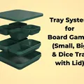 Hệ thống khay mô-đun cho Board Game (Khay nhỏ, lớn & khay xí ngầu kèm nắp) - Thumbnail 1