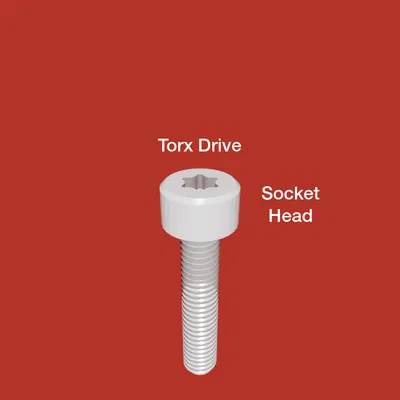 Bộ ốc vít Torx từ M2 đến M20 đủ kích thước (có file STEP)