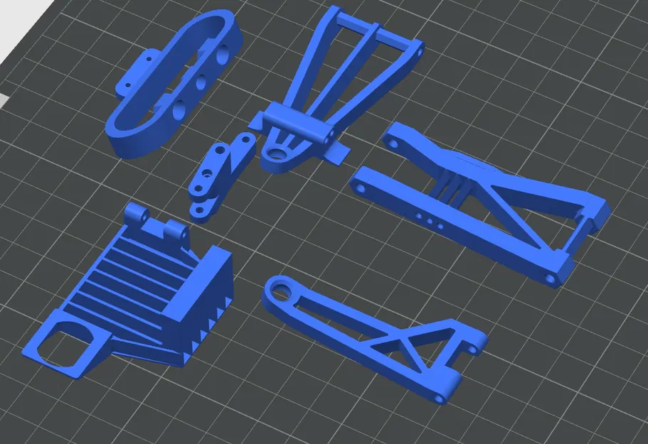 Bộ linh kiện thay thế in 3D cho xe RC MJX 1/16 Hyper Go V2 - Image 1