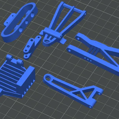 Bộ linh kiện thay thế in 3D cho xe RC MJX 1/16 Hyper Go V2