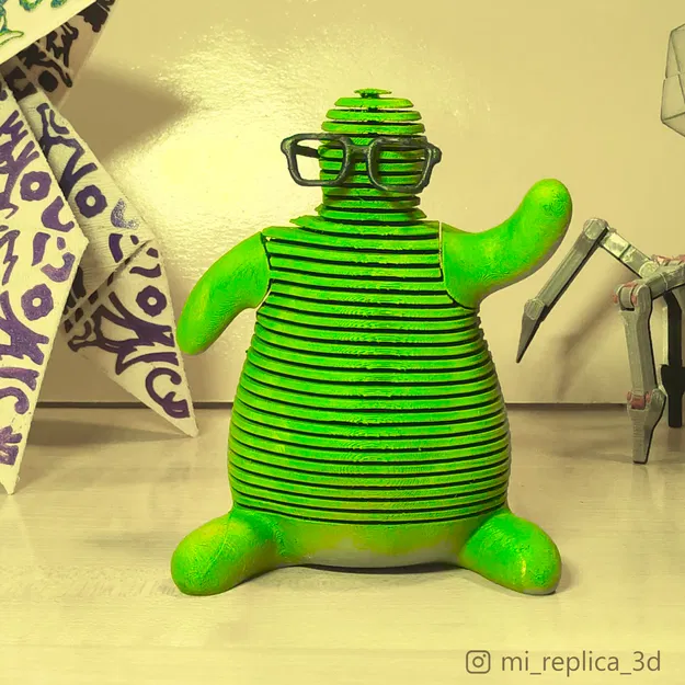 Flubber Spring & Flexi - Mô hình đồ chơi khớp nối linh hoạt, in nguyên khối - Image 5