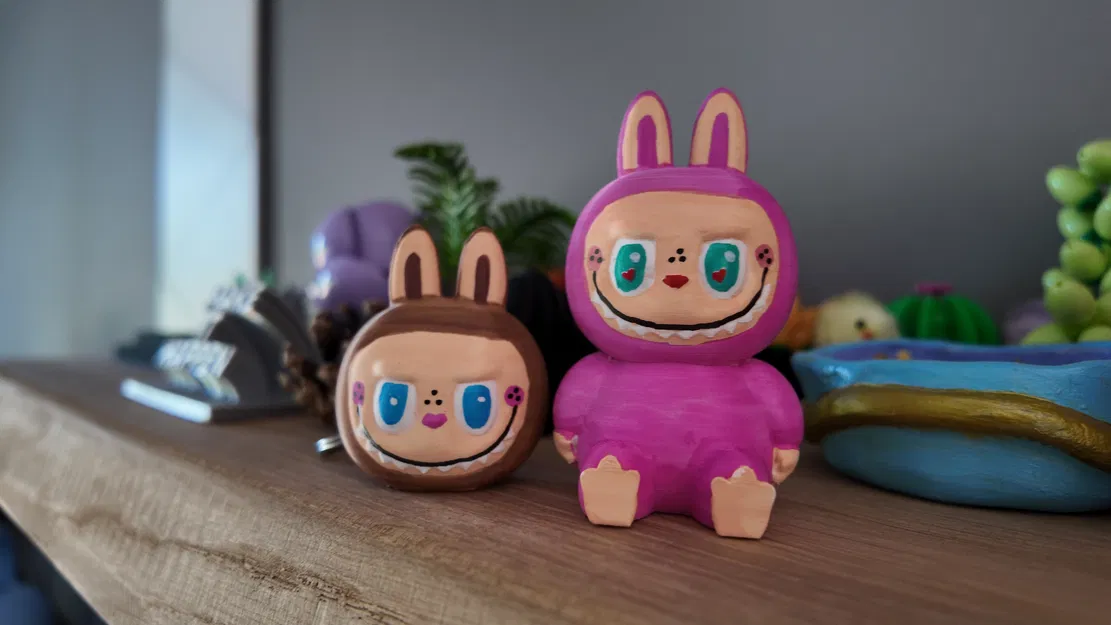 Móc khóa Labubu in 3D - Image 1