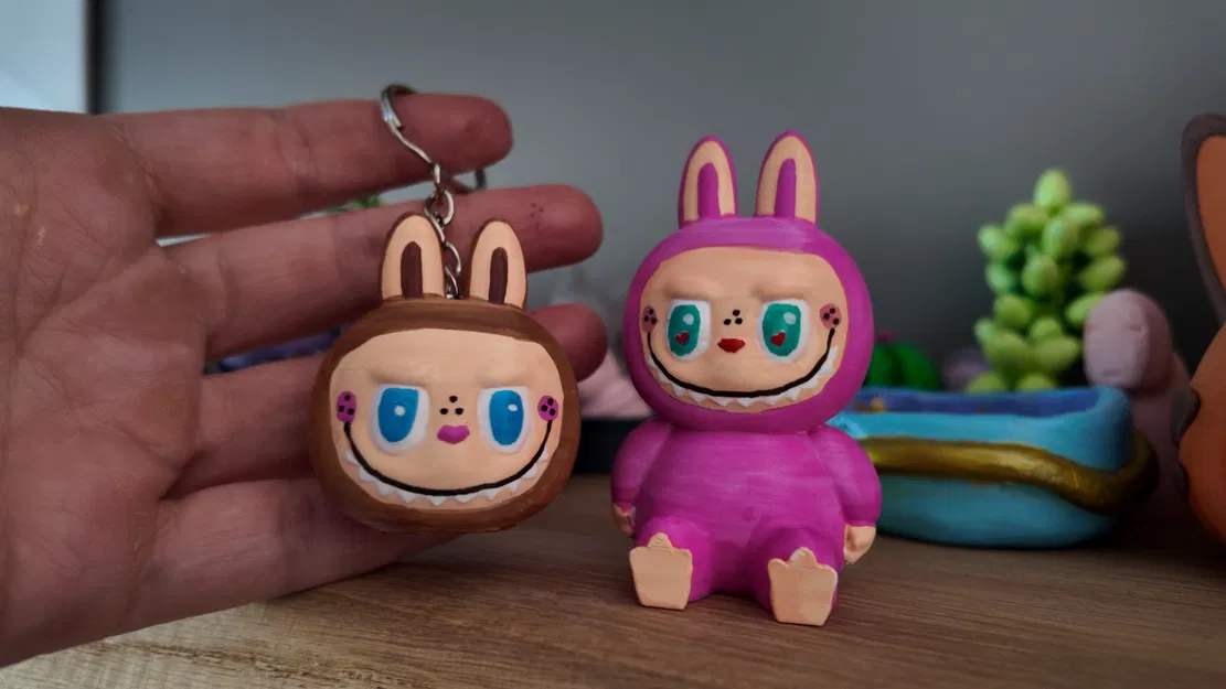 Móc khóa Labubu in 3D - Image 2