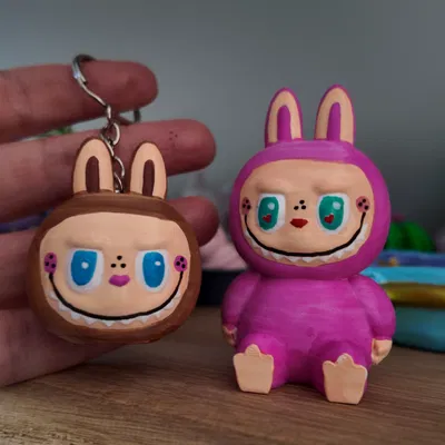 Móc khóa Labubu in 3D