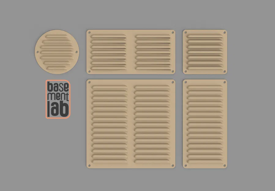 Lưới thông gió - Nắp đậy ống dẫn các kích thước 105mm, 210mm - Image 2