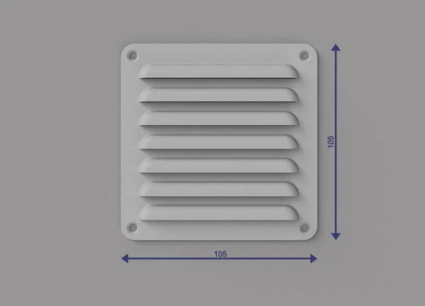 Lưới thông gió - Nắp đậy ống dẫn các kích thước 105mm, 210mm - Image 4