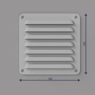 Lưới thông gió - Nắp đậy ống dẫn các kích thước 105mm, 210mm