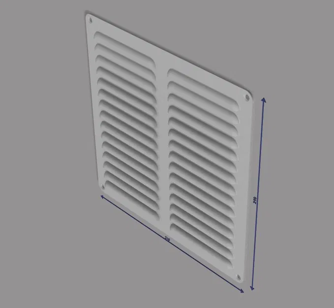 Lưới thông gió - Nắp đậy ống dẫn các kích thước 105mm, 210mm - Image 7