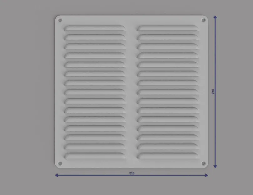 Lưới thông gió - Nắp đậy ống dẫn các kích thước 105mm, 210mm - Image 8