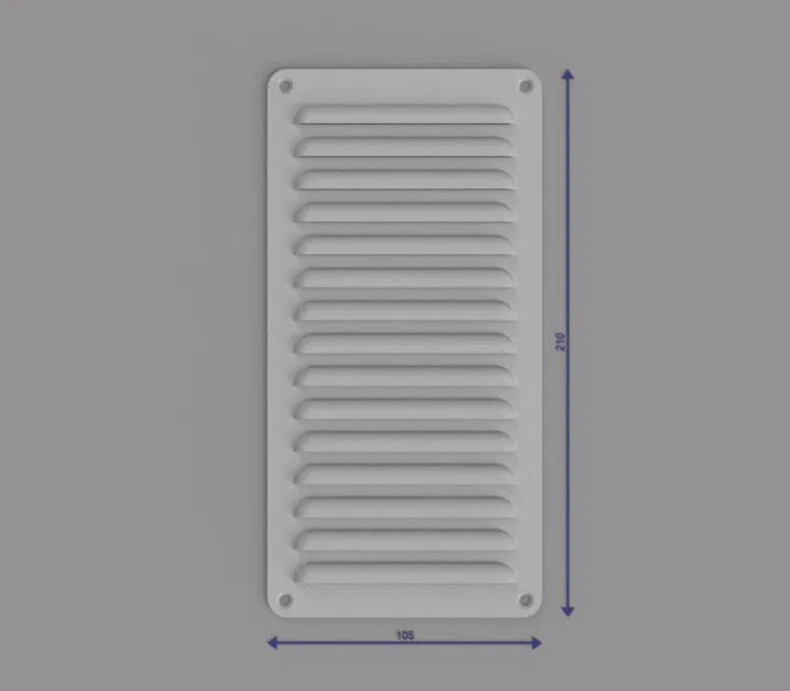 Lưới thông gió - Nắp đậy ống dẫn các kích thước 105mm, 210mm - Image 9