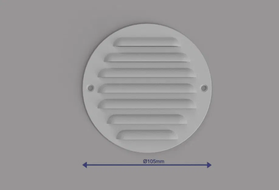 Lưới thông gió - Nắp đậy ống dẫn các kích thước 105mm, 210mm - Image 11