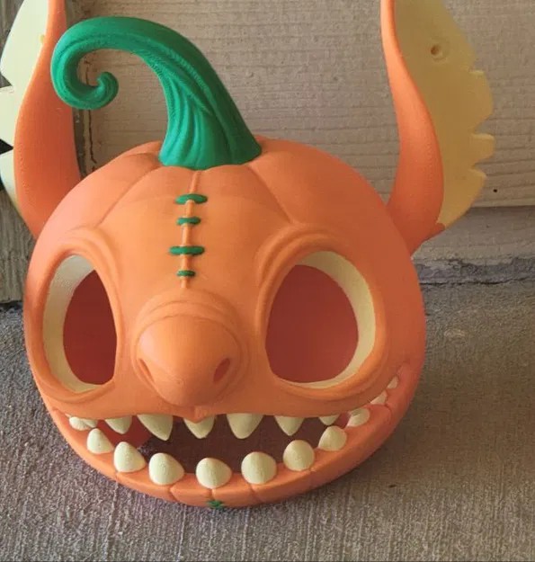 Mô hình Bí ngô Stitch (Stitch Pumpkin) - Phù hợp cho Halloween - Image 1