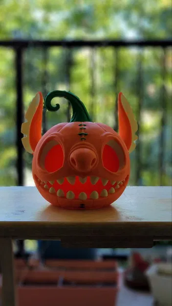 Mô hình Bí ngô Stitch (Stitch Pumpkin) - Phù hợp cho Halloween - Image 2
