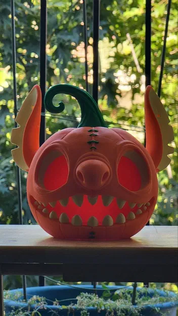 Mô hình Bí ngô Stitch (Stitch Pumpkin) - Phù hợp cho Halloween - Image 3