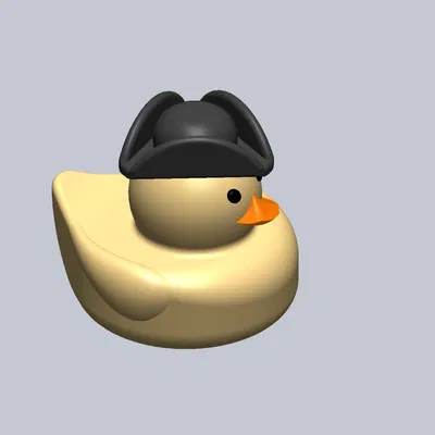 Mô hình Vịt cao su đội mũ kèm bảng tên Jeep