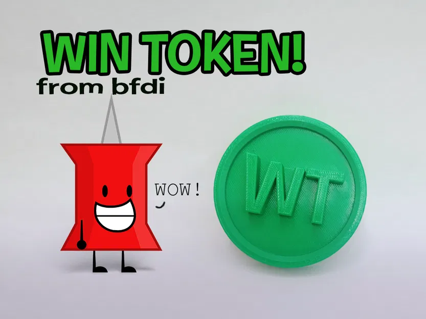 Mô hình Win Token BFDI – Tự in 3D làm vật phẩm trang trí cực chất - Image 4