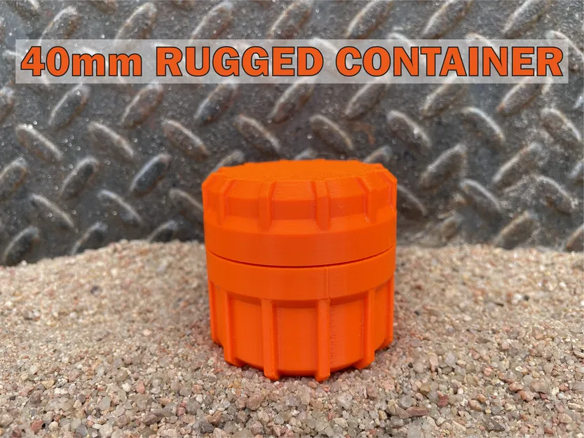 Hộp chứa 40mm siêu bền kèm vòng đệm (Rugged Container) - Image 1