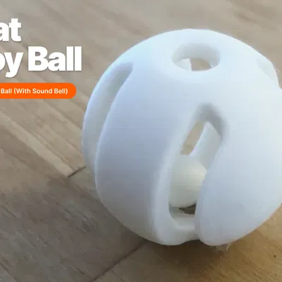 Đồ chơi bóng 3D cho mèo có âm thanh (Cat Toy Ball)