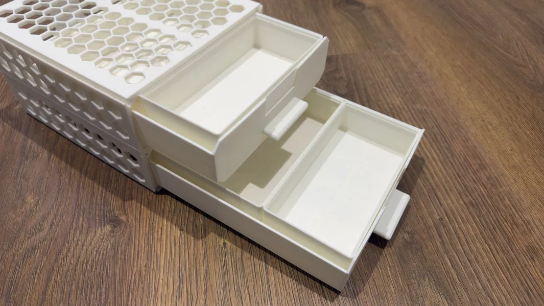 Ngăn kéo Modular Gridfinity – Tay cầm rời & Cải tiến độ khớp - Image 3