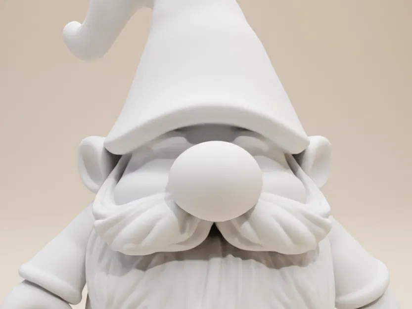 Tượng Chú Lùn Giữ Vườn (Gnome) Mập Mạp Cầm Đèn Lồng – Phong Cách Tối Giản - Image 6