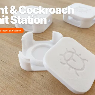 Trạm Bẫy Kiến & Gián – An toàn cho thú cưng, có thể nạp lại và tái sử dụng