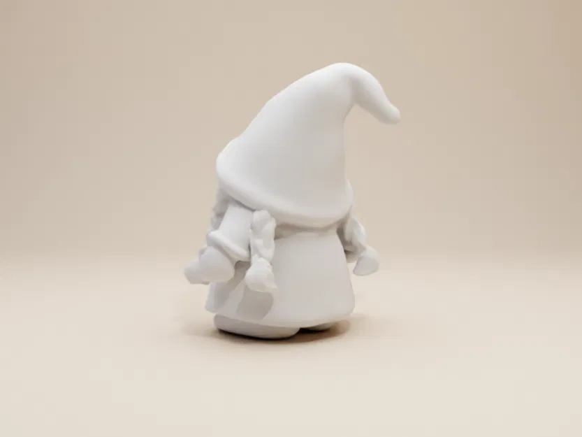 Tượng Bà Cụ Gnome Tròn Trĩnh – Mô Hình Trang Trí Vườn Tối Giản - Image 3