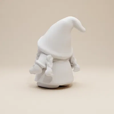 Tượng Bà Cụ Gnome Tròn Trĩnh – Mô Hình Trang Trí Vườn Tối Giản