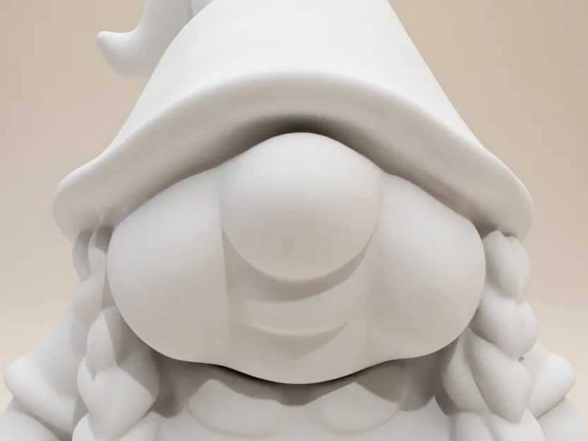 Tượng Bà Cụ Gnome Tròn Trĩnh – Mô Hình Trang Trí Vườn Tối Giản - Image 6