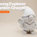 Chú Lùn Thám Hiểm Nhí – Tượng Gnome Bé Trai (Phong Cách Đất Sét Tinh Nghịch) - Thumbnail 1