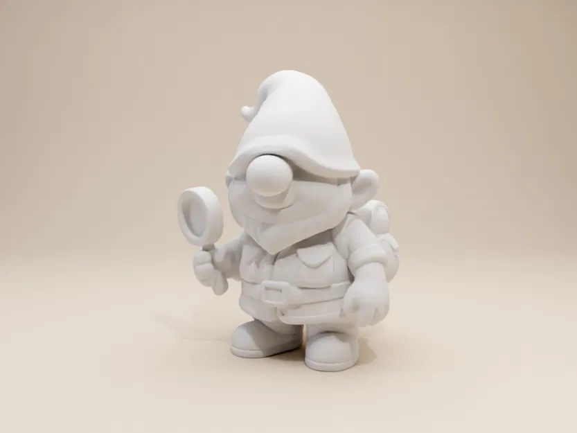 Chú Lùn Thám Hiểm Nhí – Tượng Gnome Bé Trai (Phong Cách Đất Sét Tinh Nghịch) - Image 3