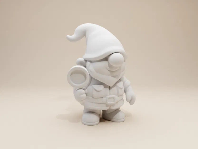 Chú Lùn Thám Hiểm Nhí – Tượng Gnome Bé Trai (Phong Cách Đất Sét Tinh Nghịch) - Image 5