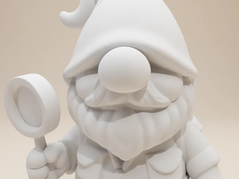 Ông Già Gnome Thám Hiểm – Tượng Nhỏ Có Râu (Phong Cách Đất Sét Độc Đáo) - Image 6