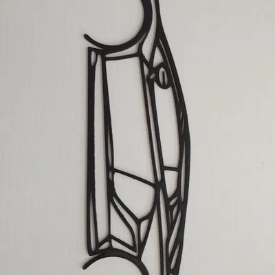 Mô hình treo tường Lamborghini Aventador SVJ trang trí siêu xe