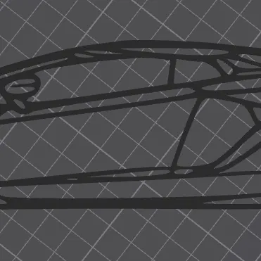 Mô hình treo tường Lamborghini Aventador SVJ trang trí siêu xe