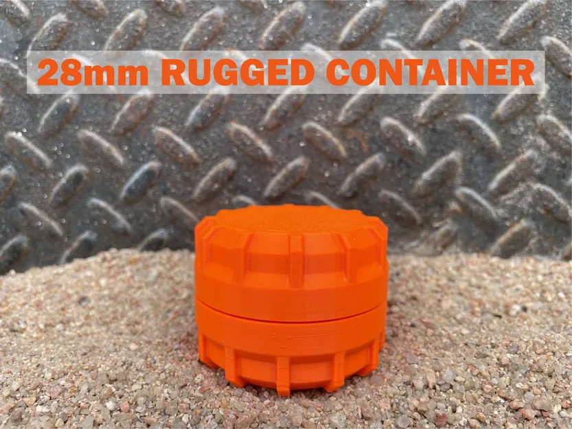 Hộp đựng siêu bền 28mm kèm nắp và gioăng - Image 1