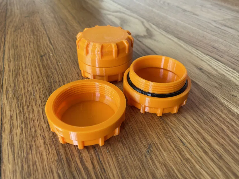 Hộp đựng siêu bền 28mm kèm nắp và gioăng - Image 2