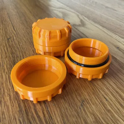 Hộp đựng siêu bền 28mm kèm nắp và gioăng