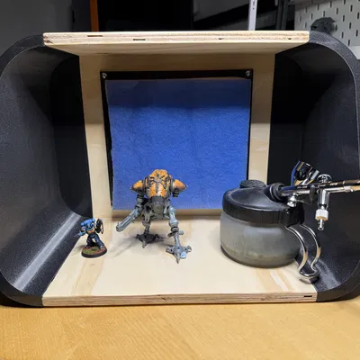 Buồng phun sơn airbrush mini