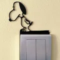 Mô hình trang trí công tắc / ổ cắm Snoopy – Mẫu in 3D số 9 - Thumbnail 2