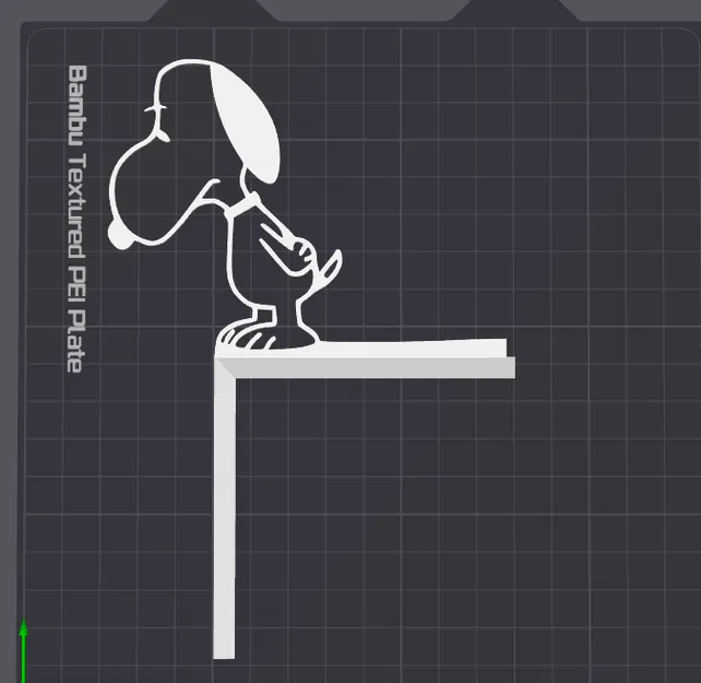 Mô hình trang trí công tắc / ổ cắm Snoopy – Mẫu in 3D số 9 - Image 3