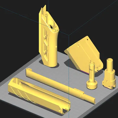 Dart Blaster - Signet: Súng bắn đạn xốp in 3D nhỏ gọn